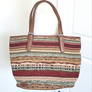 Toms Large Tapestry Boho Tote Bag